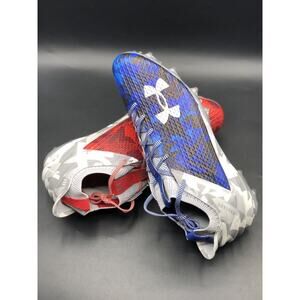 Under Armour Blur Smoke 2.0 "USA" Freedom Football Cleat (12.5) 3026341 100